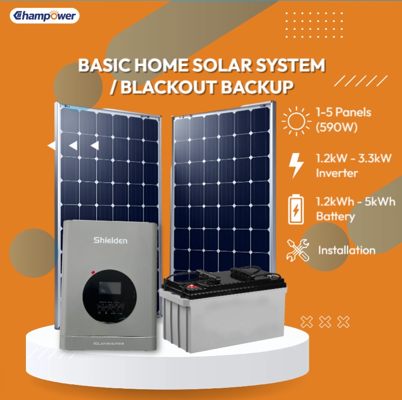 Home solar and backup system