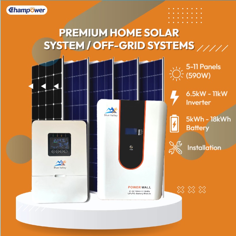 Premium home and off-grid solar system
